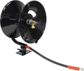5100 PSI 3/8' x 100' Pressure Washer Hose Reel with 360 Degree Swivel Base