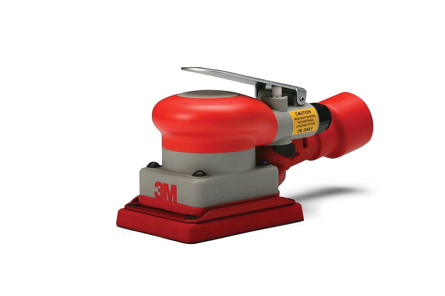 3M Central Vacuum Orbital Sander - Pneumatic Palm Sander - Air Powered - For Wood, Composites, Metal - 3' x 4', 1/8' Orbit - 20430