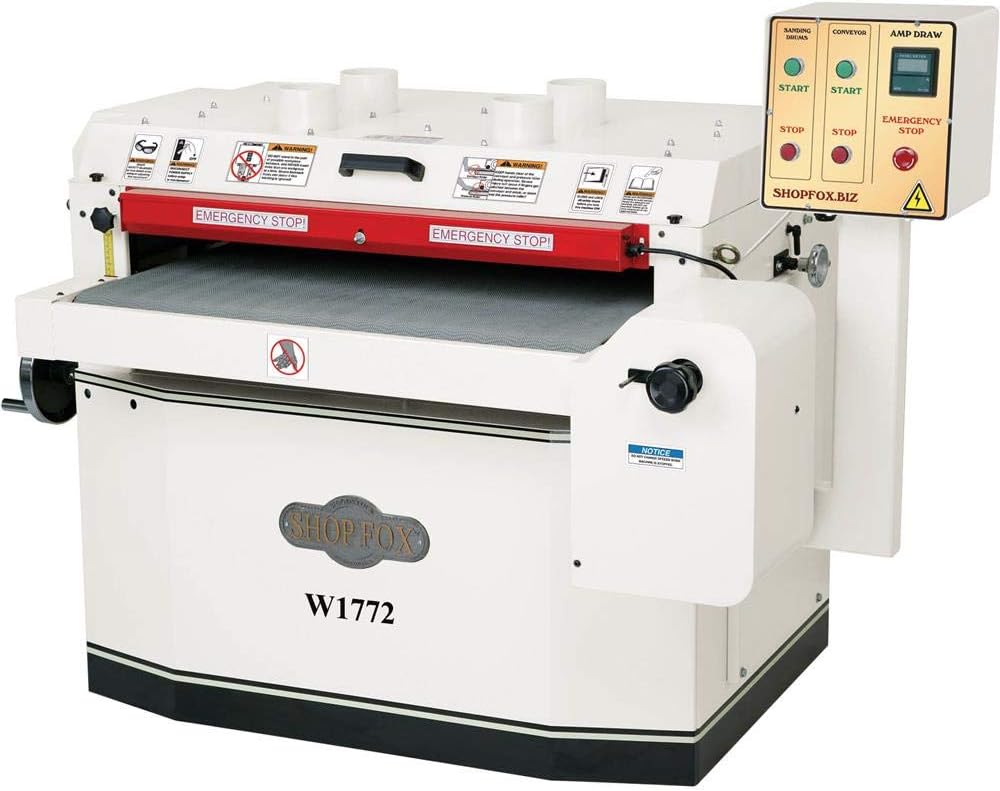 SHOP FOX W1772 10 HP 37-Inch Drum Sander