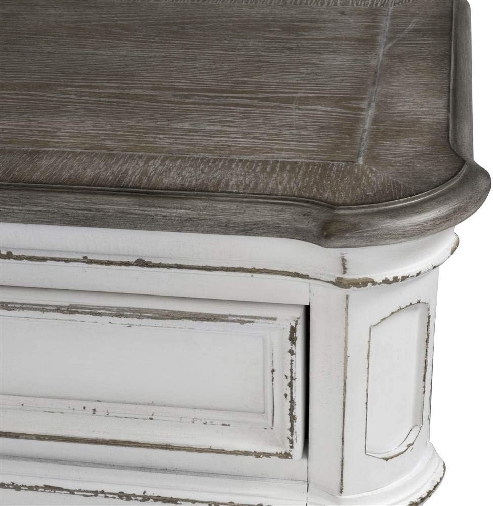 Liberty Furniture Industries Magnolia Manor Buffet, W56 x D18 x H40, White