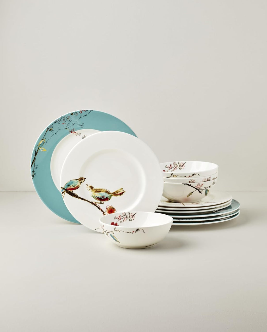 Lenox 896843 Chirp 12-Piece Dinnerware Set