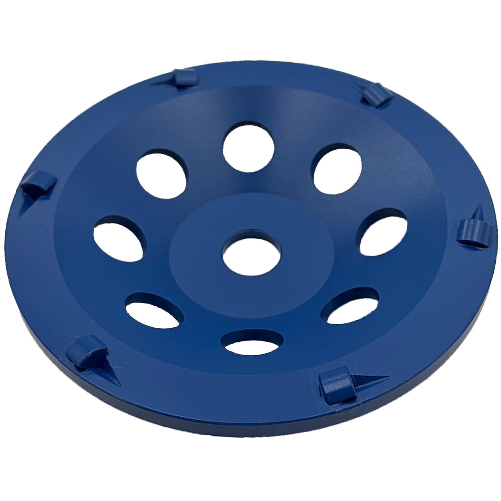 6' PCD Grinding Wheel for Epoxy, Glue and Paint, 6 PCD Segments, Compatible Arbor for Hilti DG 150