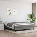 Dark Grey King Size Fabric Bed Frame with Sturdy Engineered Wood and Breathable Polyester Upholstery for Modern Bedroom, Durable Construction and Easy Maintenance