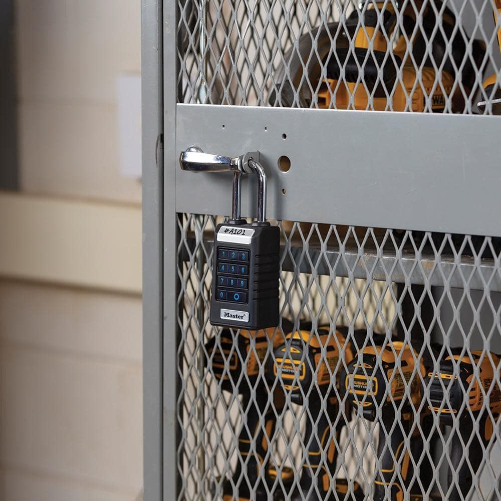 Master Lock 6400EURLJENT Professional Bluetooth Smart Padlock [Bluetooth Compatible with Smartphones] [Long Shackle] [Weatherproof]