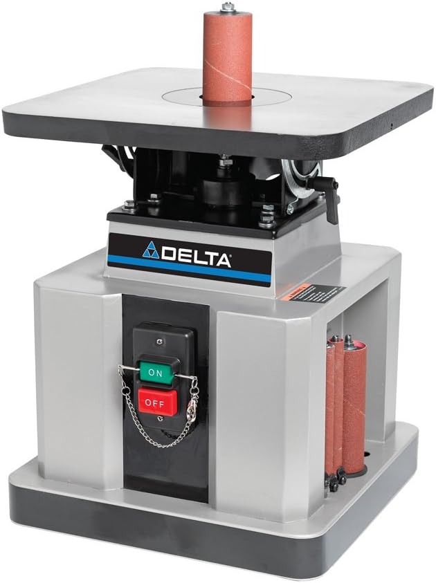 Delta Woodworking 31-483 Heavy-Duty Oscillating Bench Spindle Sander, 1/2-HP, 115-volt