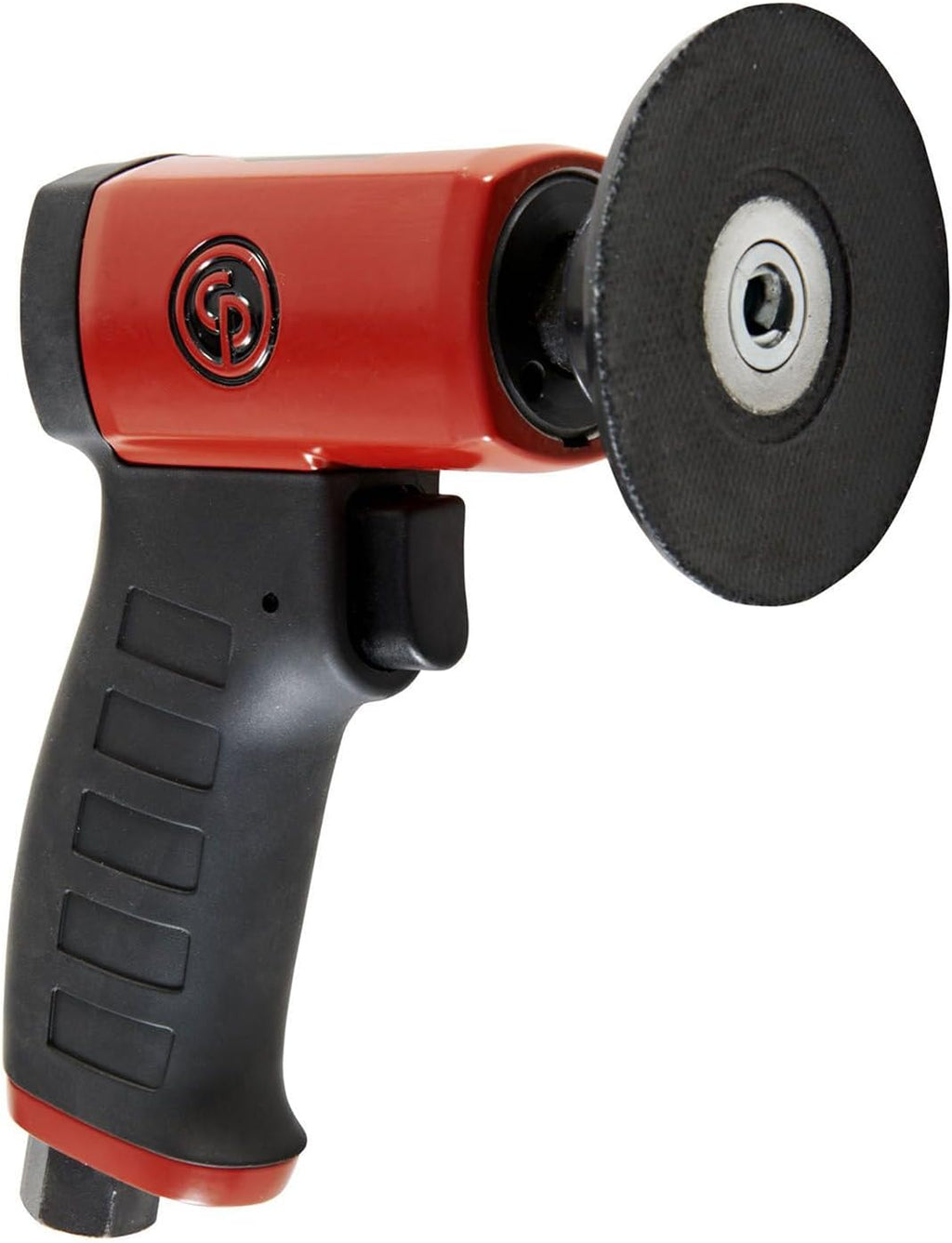 Chicago Pneumatic CP7202D Kit - Air Rotary Sander Tool, Home Improvement, Woodworking Tools, Polisher, Rust Removal, Rotary Tool, Pistol Handle, Hook & Loop, 3 Inch (75 mm), 0.2 HP/ 150W - 15000 RPM, One Size, Factory