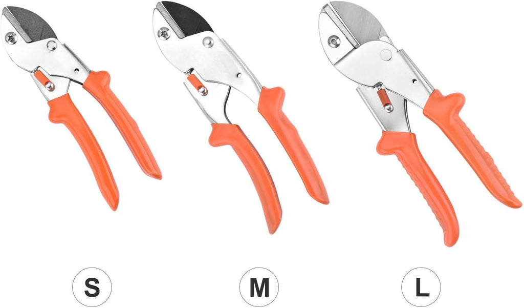 Secateurs Steel Blade Pruning Shears with Ergonomic Handles Gardening Scissors Bonsai Cutters Professional Hand Tool Kit for Plants Rose Flowe
