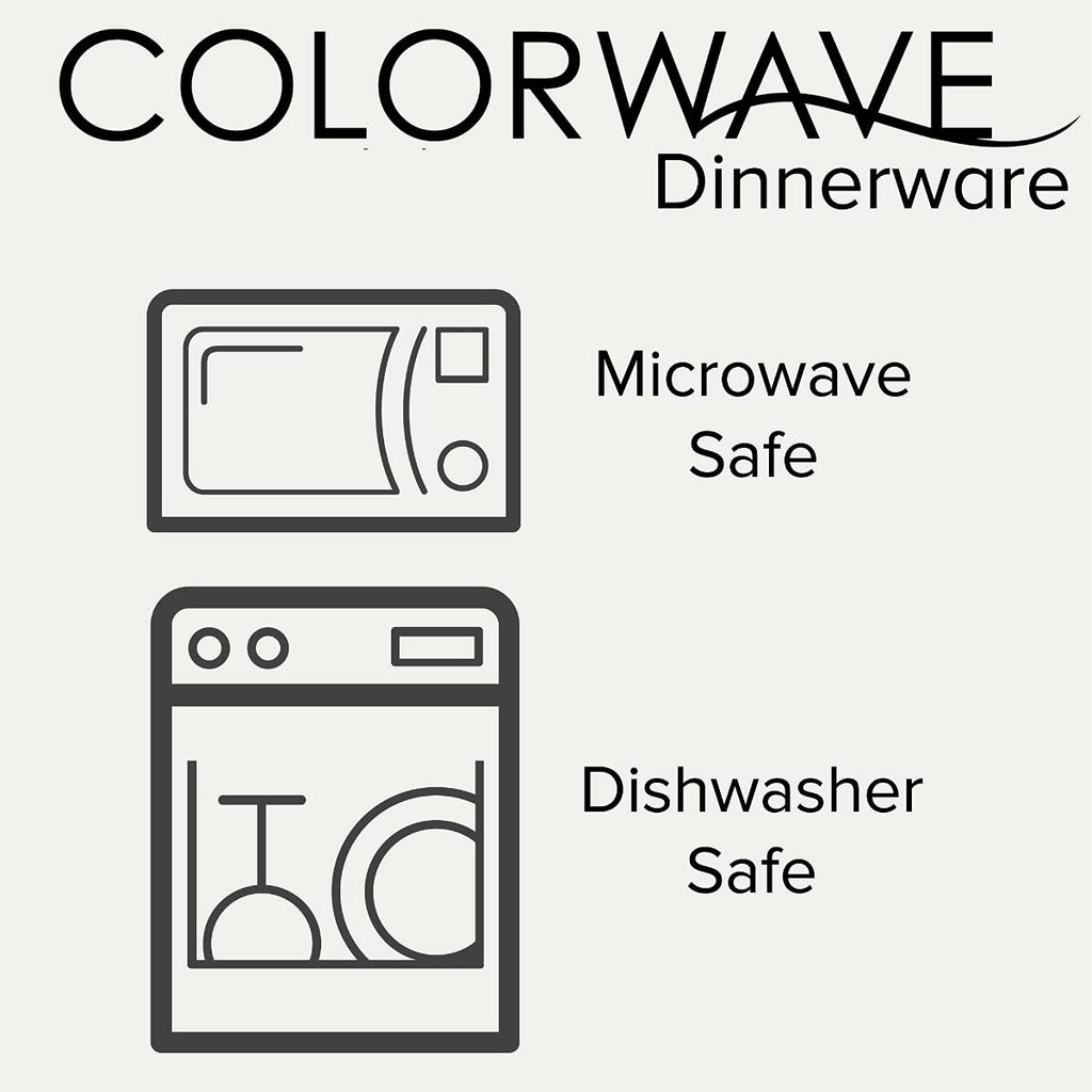 Noritake Colorwave Graphite 20-Piece Dinnerware Set, Service for 4
