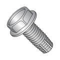 Small Parts 1416FW188 18-8 Stainless Steel Thread Cutting Screw, Plain Finish, Hex Washer Head, Type F, 1/4'-20 Thread Size, 1' Length (Pack of 10)