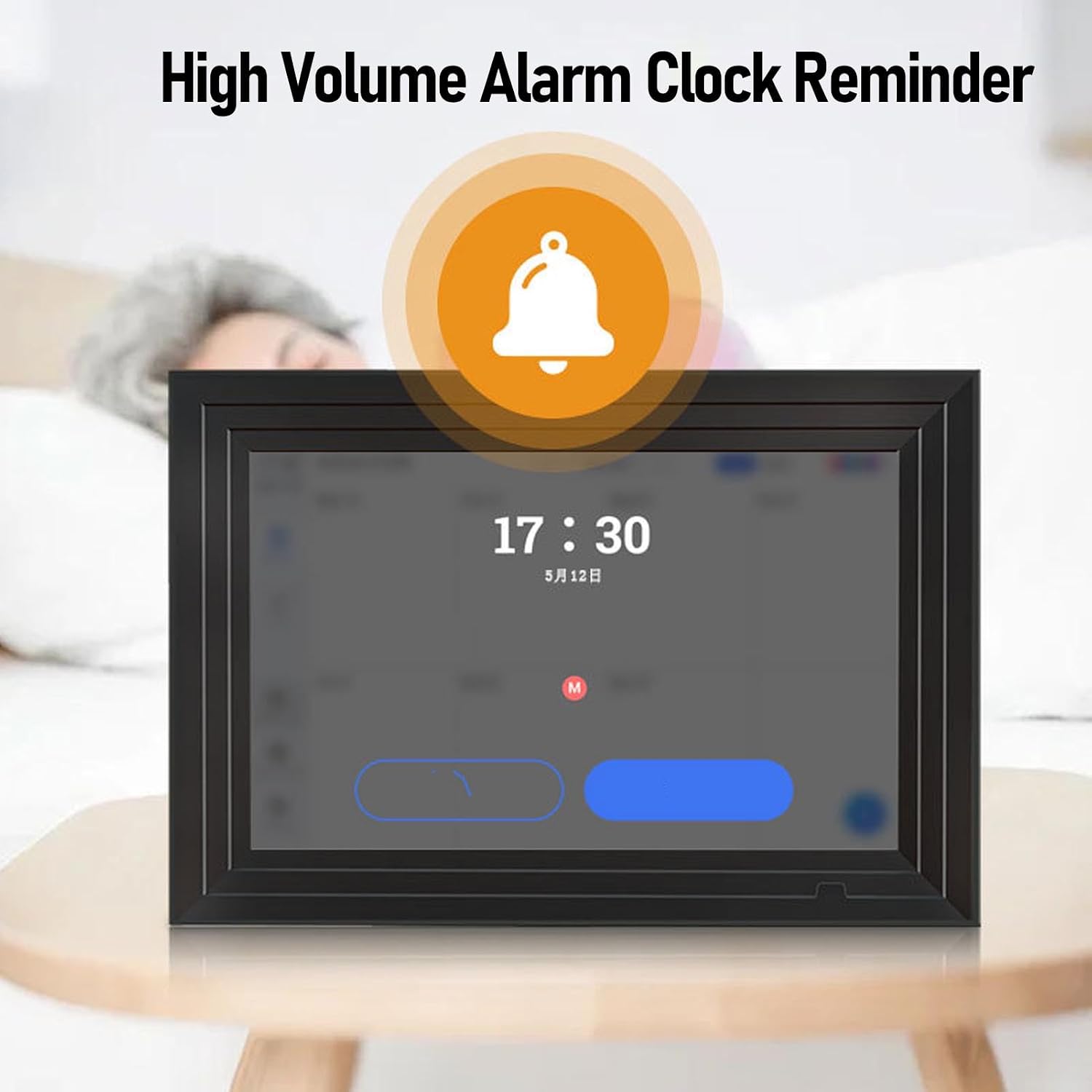 Cryfokt 10.1 Inch Smart Digital Calendar Planner and Chore Chart for Efficient Family Management, HD Touchscreen Interactive Display, Family Planner for Seamless Scheduling