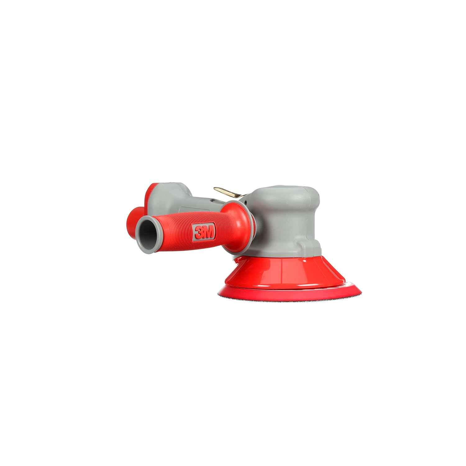 Cubitron Elite Central-Vacuum-Ready/Non Vacuum Random Orbital Sander - Pneumatic Palm Sander - For Wood, Composites, Metal - 6 in x 3/8 in Orbit - 28337