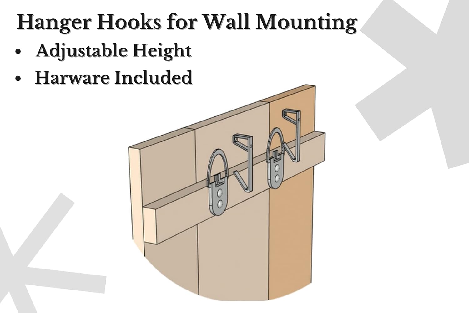 Barn Walls Antique White Headboard, Farmhouse Design, Solid Wood Headboard, Floating Panels, Wall Mount, Adjustable Height, Easy Assembly, Full Size