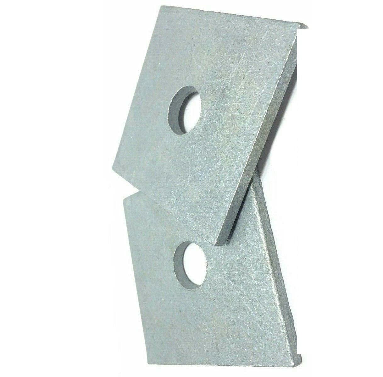 KolotovichTool 50, 1' x 3-1/2' x .375 Approx, Square Bearing Plate Washer Hot Dip Galvanized Fastener Kit Bolt Set RE-7091DD