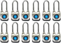 4th GEN. Outdoor Smart Padlock, Weatherproof, Bluetooth + NFC, (Long Shackle) … (12 Pack)