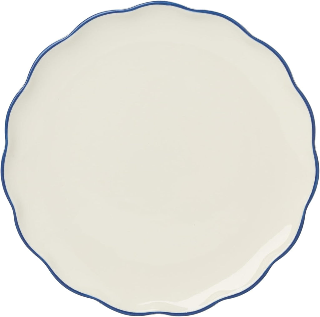 Kate Spade Dinnerware Set, Garden Party Blue 16-Piece Dinnerware Set, Service For 4, Stoneware Material, Dishwasher Safe, Microwave Safe, Home, Bowls, Dish Sets, Dinner Dishes (Blue, 16 Pieces)