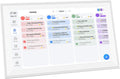 Smart Digital Calendar & Chore Chart with 15.6 Inch FHD Touchscreen, Interactive Family Planner Sync, Wall Mountable Digital Photo Frame (US Plug 100‑240V)