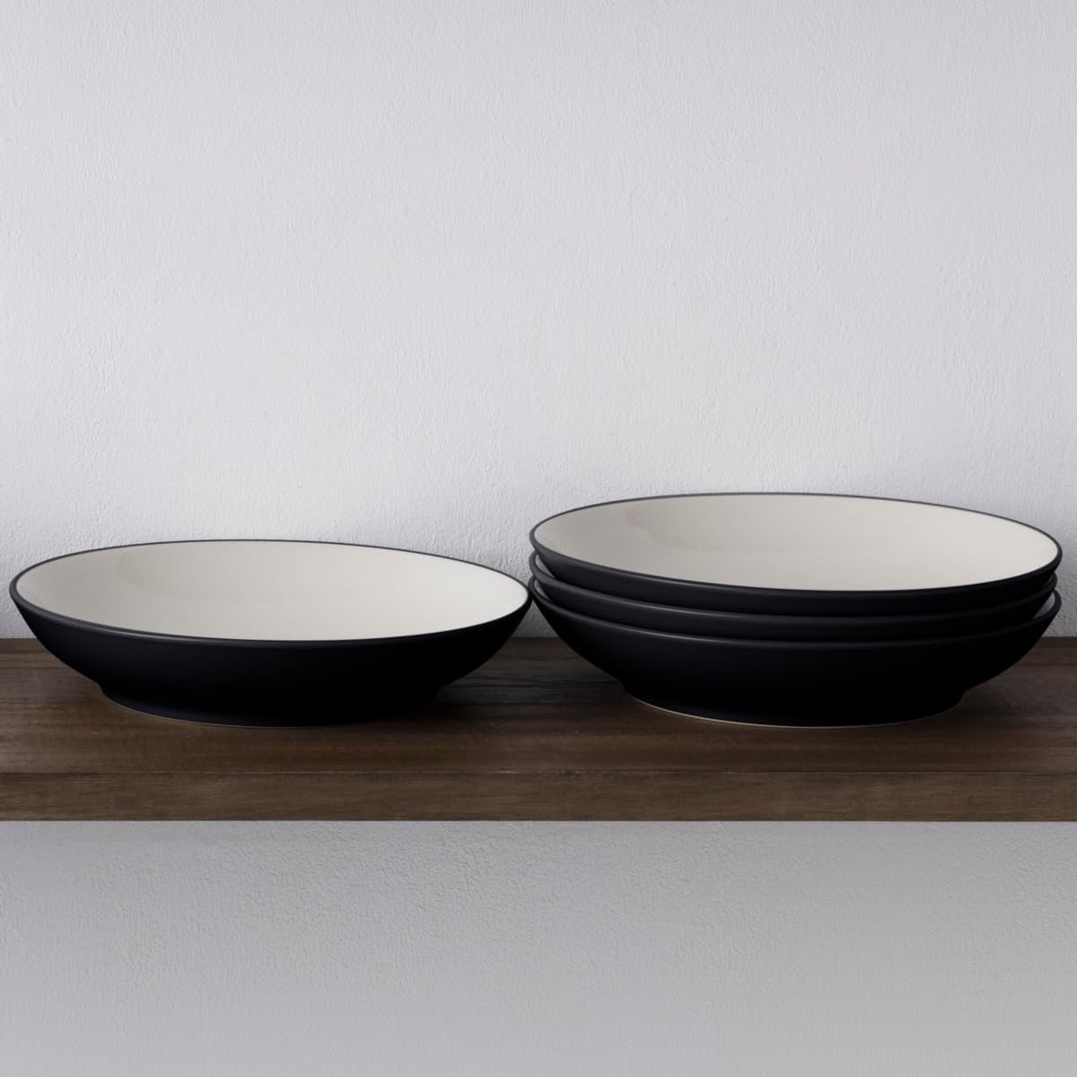 Noritake Colorwave Graphite 24-Piece Dinnerware Set, Service for 4