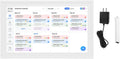 AUNMAS 15.6 Inch Smart Digital Calendar Touchscreen Wall Planner with Real Time Photo Sharing Sync Family Task Board for Home Office Schedule Planning (US Plug)