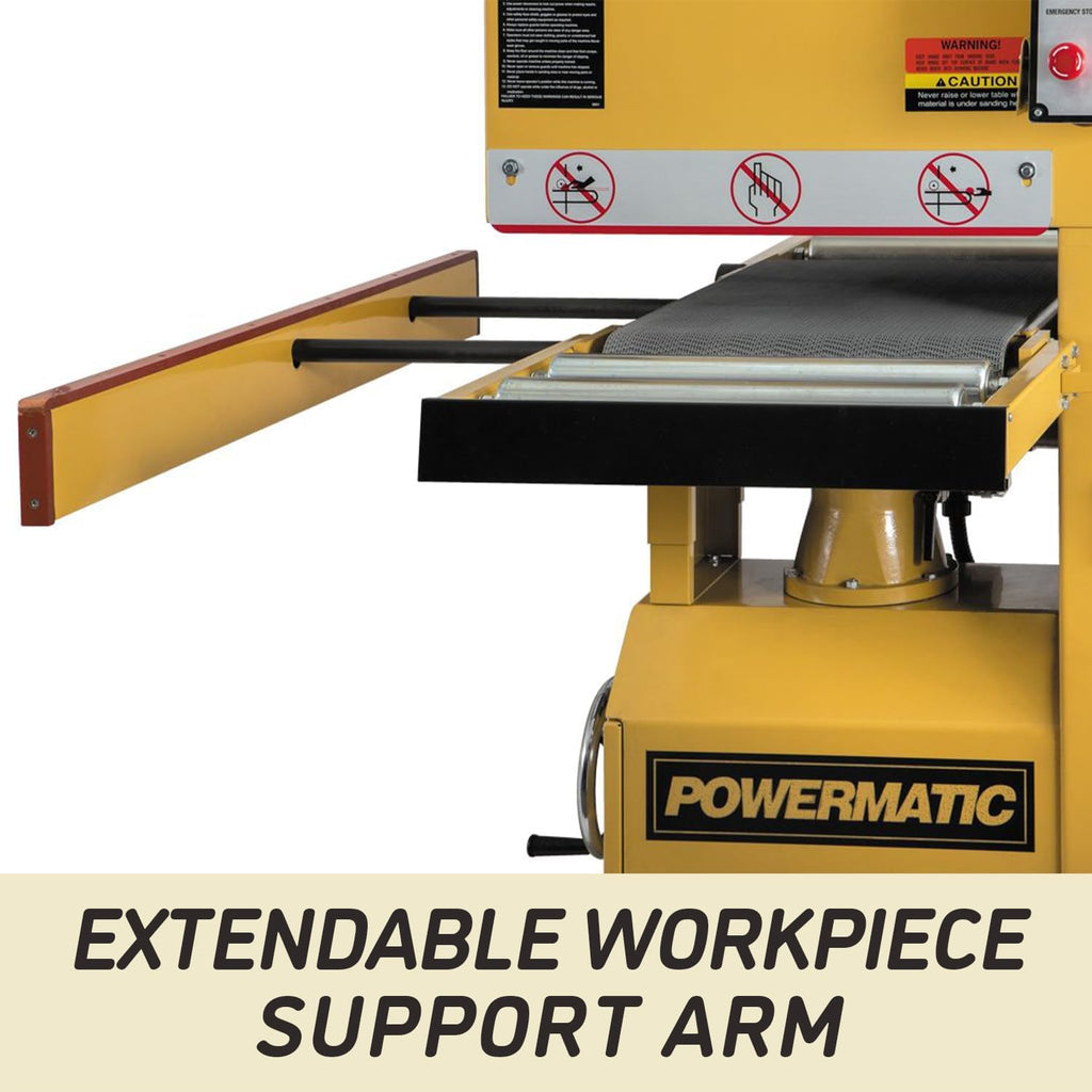 Powermatic 16-Inch Open-End Belt Sander, 5 HP, 230V 1Ph (Model 1632)