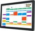 32 inch Digital Calendar & Chore Chart, Touchscreen Interactive Monitor for Family Schedules, Built in Speakers and Camera, Electronic Calendar Include Wall Mount & Desk Stand