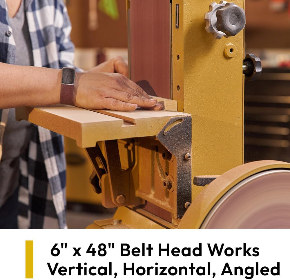Powermatic 6' x 48' Belt & 12' Disc Sander, 1.5 HP, 115/230V 1Ph (31A)