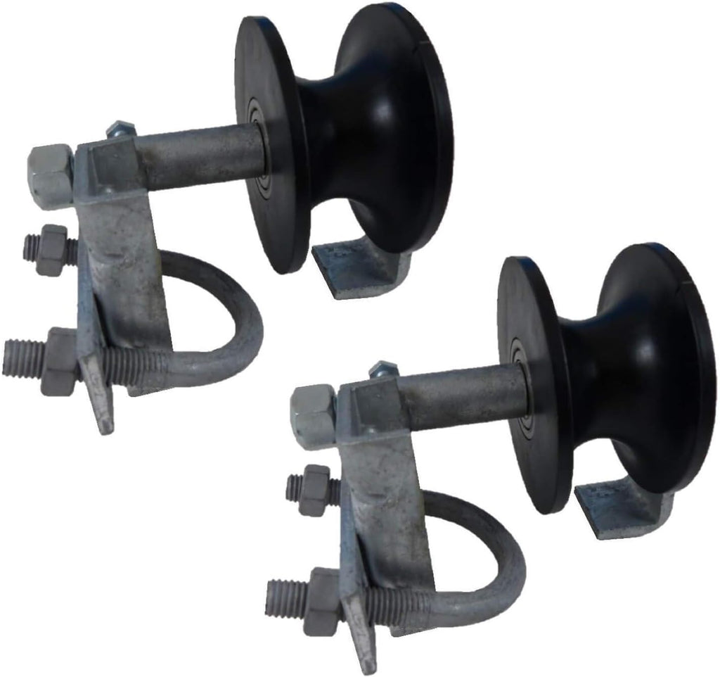 Chain Link Rolling Gate Kit - Wall Mounted - Nylon Rollers - 6' Rut Roller