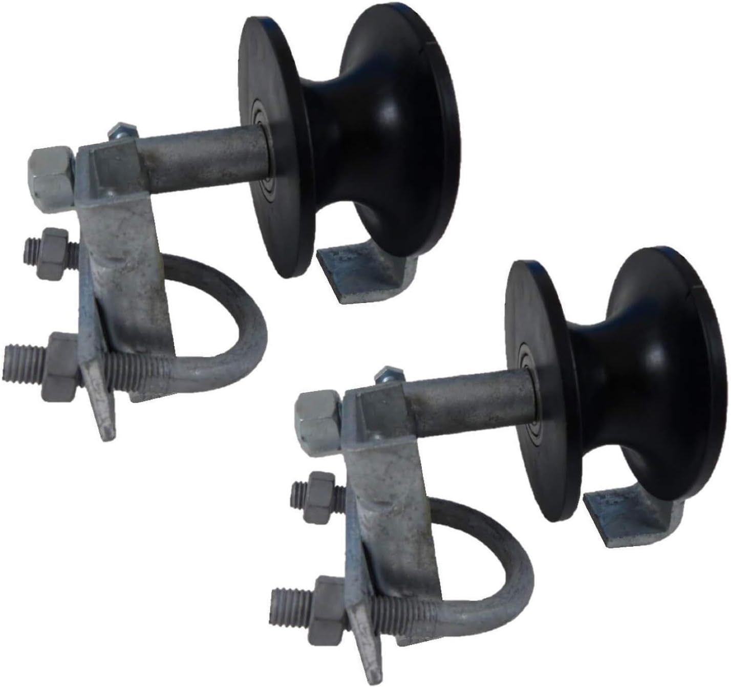 Chain Link Rolling Gate Kit - Wall Mounted - Nylon Rollers - 6' Rut Roller