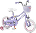 XJD Girls Bike for 2-12 Years Old Kids 12 14 16 20 Inch Toddler Bike,Retro Style Kids Bike with Training Wheels, 20 Inch Girl Bicycle with Kickstand