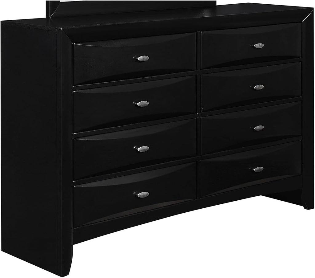 Black 5PC Full Bedroom Set