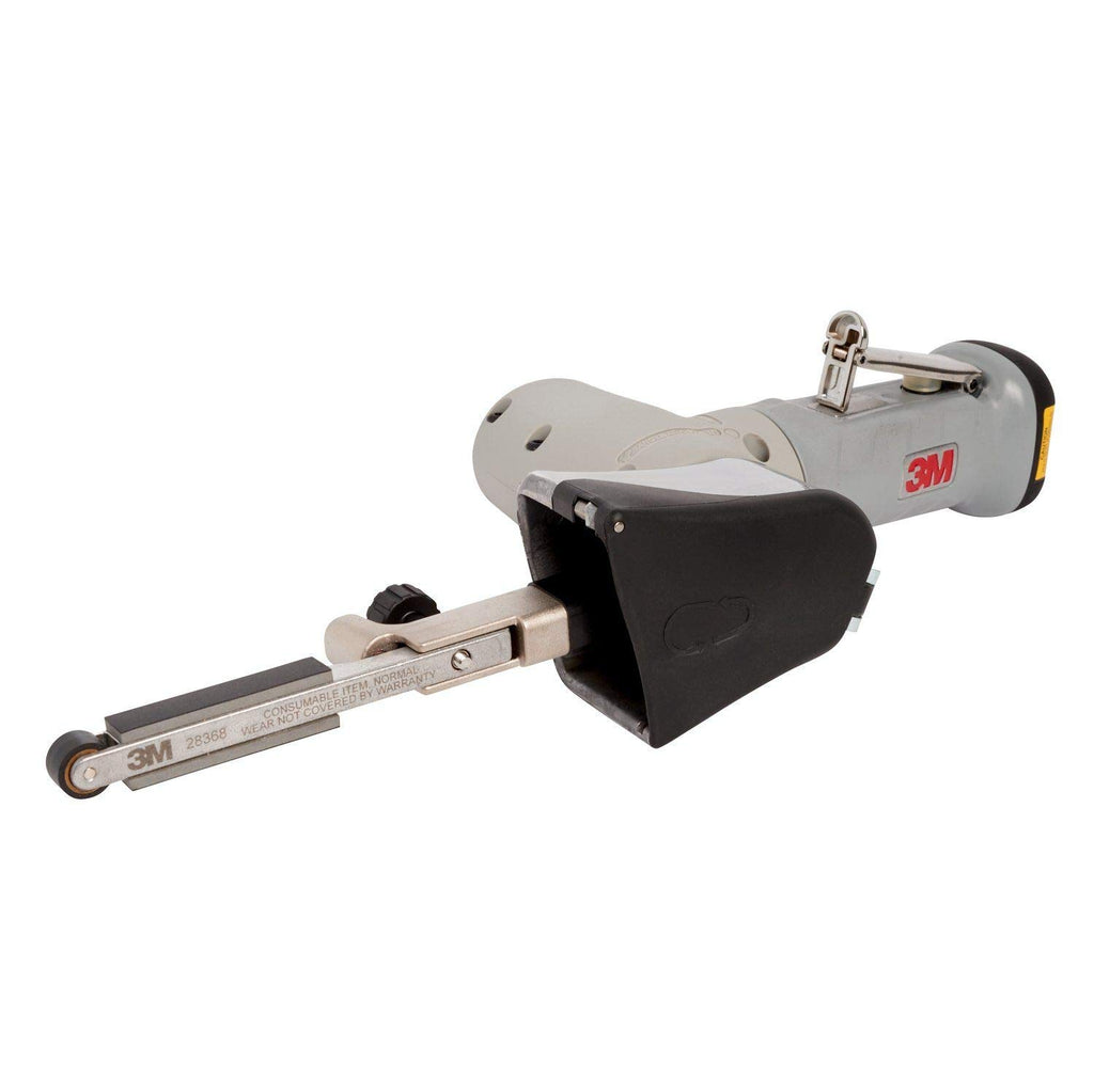 3M File Belt Sander - Pneumatic Belt Sander - .6 Horsepower Motor - 2200 RPM - Air Powered Sander - For Metal Finishing and Deburring - 28366