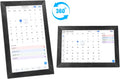 Gugxiom Smart Digital Calendar 13.3Inch WiFi Touchscreen, Electronic Family Planner Photo Frame, Syncs Chores Meals, 32GB Interactive Display, AI Restoration, Auto Sleep (US Plug)