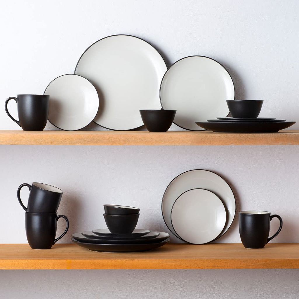 Noritake Colorwave Graphite 20-Piece Dinnerware Set, Service for 4