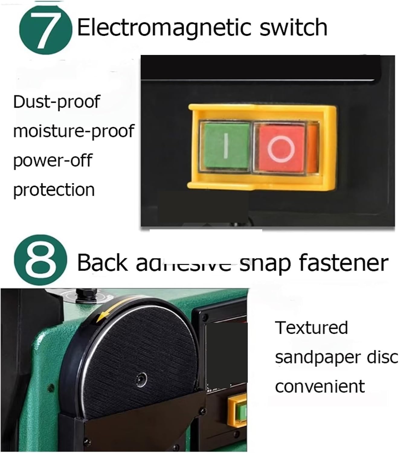 Belt Sander, Cordless Sander Belt Disc Sander Electric Sander Machine for Wood