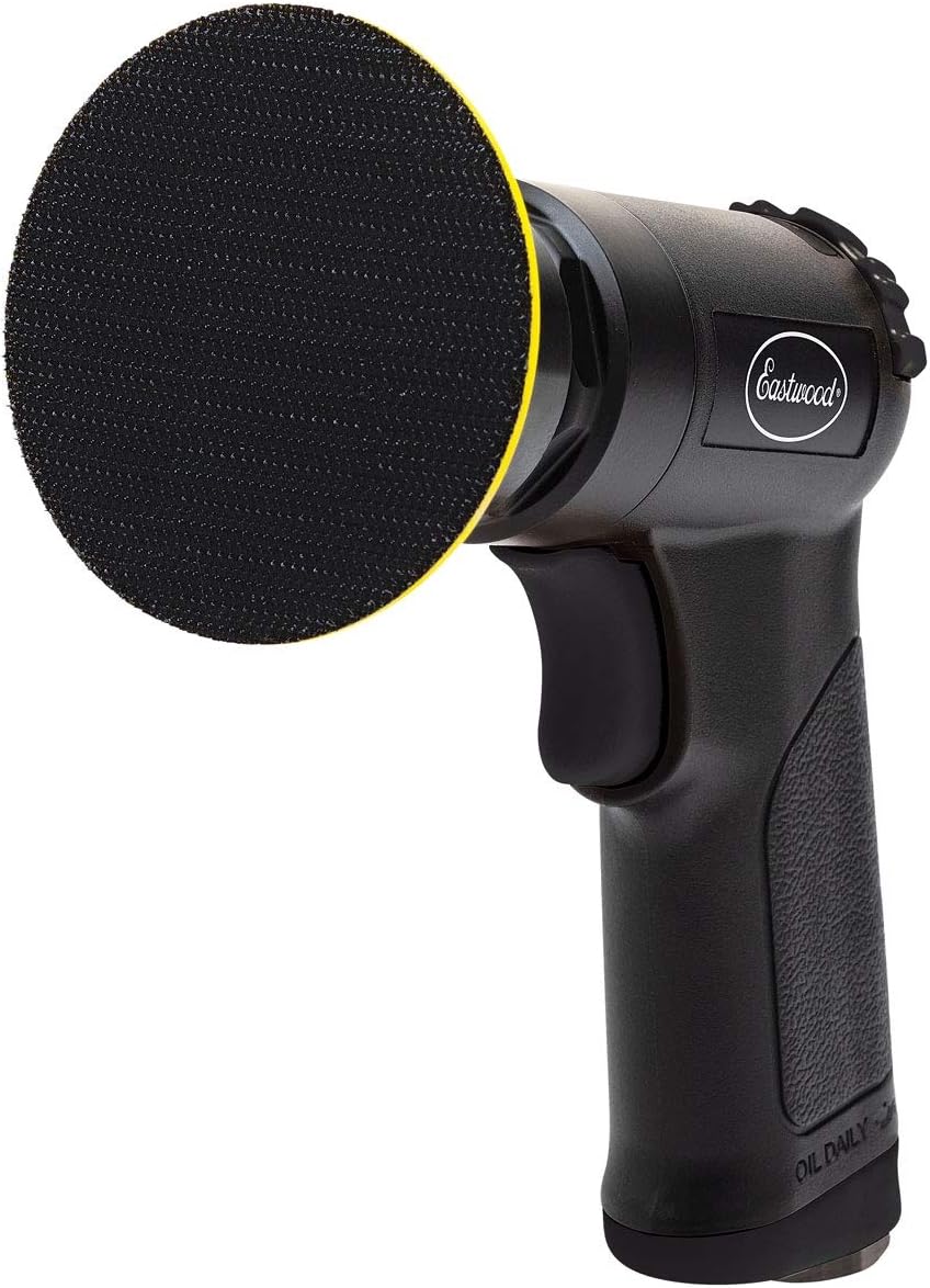 Eastwood Pistol Grip 3In Composite Orbital Sander Comfort Durable Lightweight