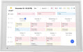 15.6 Inch Smart Digital Calendar, Wall Desktop Digital Calendar Planner with App, Touch Screen, Interactive Chore Chart and Meal Planning for Family Schedules (US Plug)