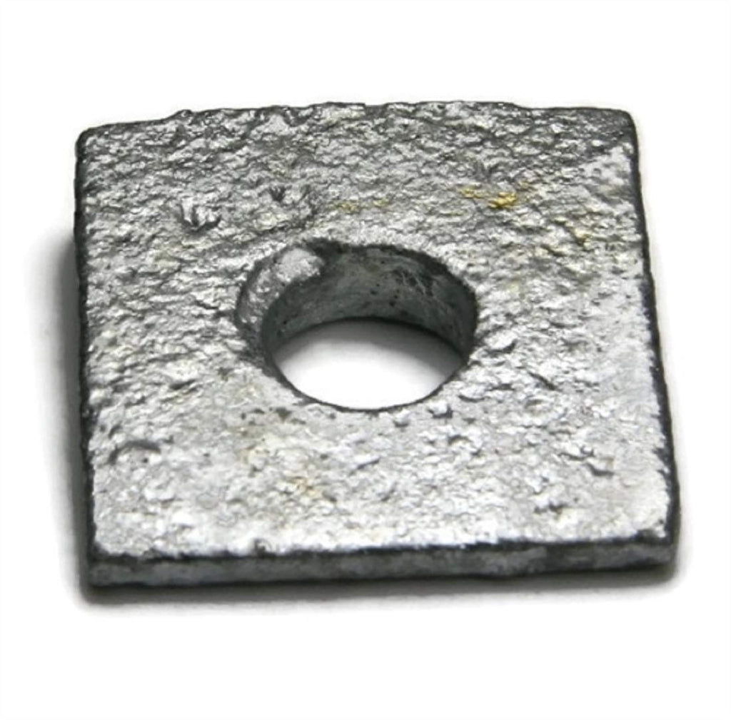 Beveled Square Washers Hot Dipped Galvanized 3/8' - Qty-250