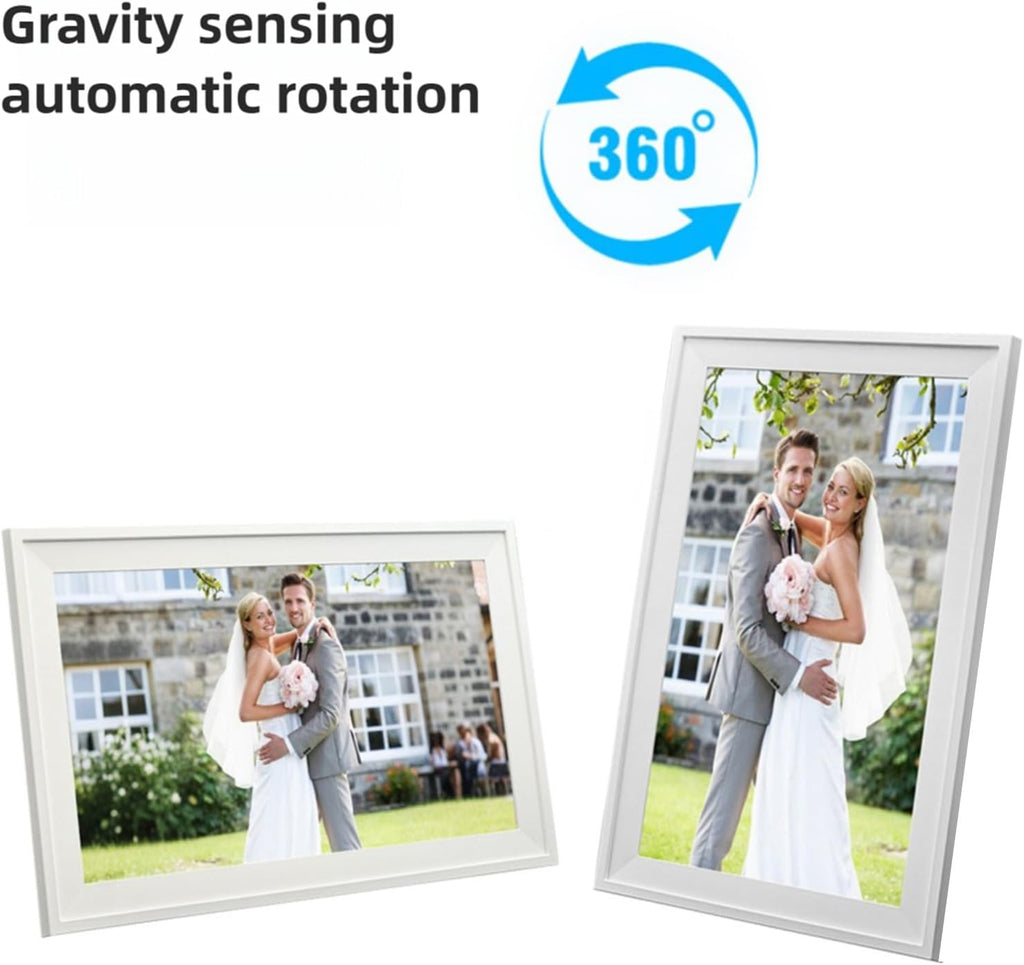 Smart Digital Calendar, 10.1 Inch HD Touchscreen WiFi Dual Band 5G Digital Picture Frame Interactive Family Calendar Planner with APP for Home Great for Schedules Planner (US Plug)