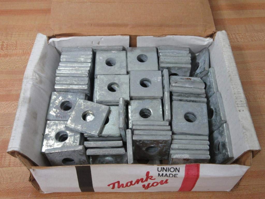 Power Strut PS 619 1/2 EG 1/2' Square Washer PS61912EG (Pack of 100)