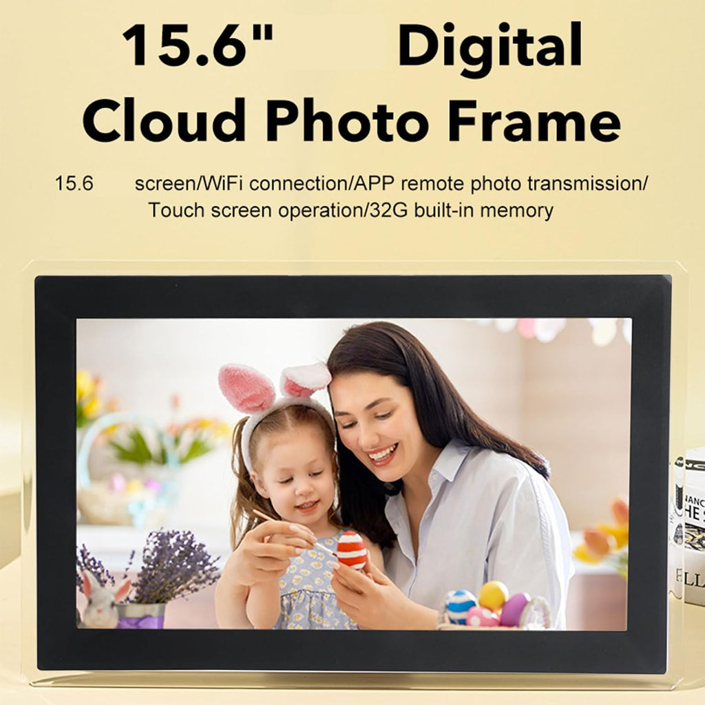 GOWENIC 15.6 Inch Smart WiFi Digital Calendar, Touchscreen Interactive Digital Planner Display with Built in 32GB Storage, Family Schedules & Meal Planner (US Plug)
