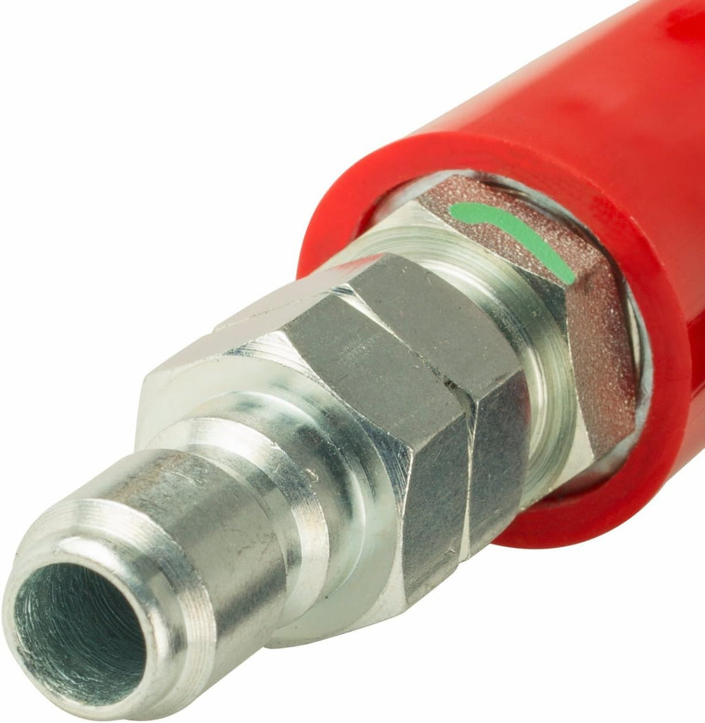 6000 PSI 1/2' x 50' BLACK 2 Wire Pressure Washer Hose with Couplers