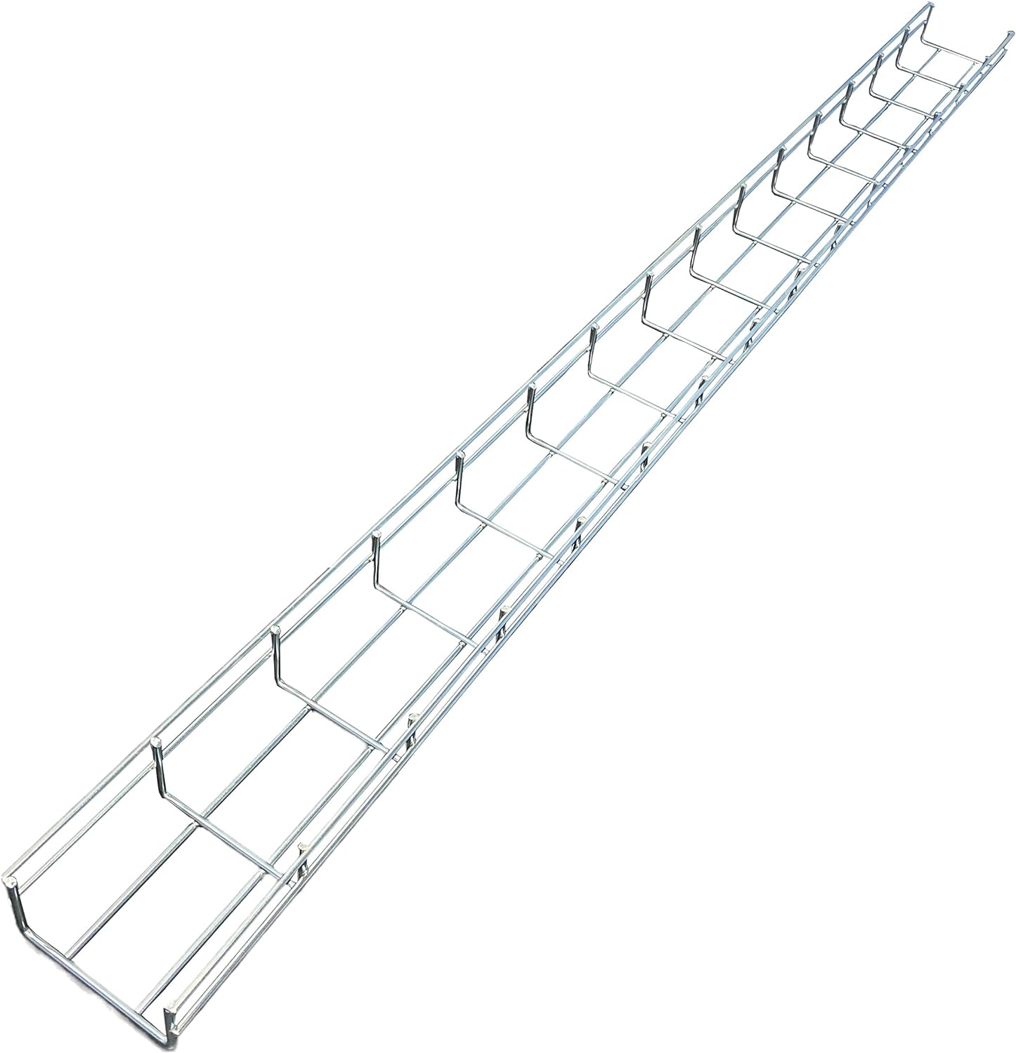 Kable Kontrol Cable Tray- 5 Feet Long - 4' Width, 2' Depth – Wire Mesh Tray Cable Management Rack Cords Organizer Cable Basket, Zinc Plated Steel NEC Approved for Network, Fiber Optic, Cabling