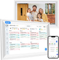 Digital Calendar 15.6' Wall Touch Screen Planner Electronic Calendar & Chore Chart, Smart Calendars Interactive Display for Family Organize Routines Schedules Meal Planner with Digital Picture Frame