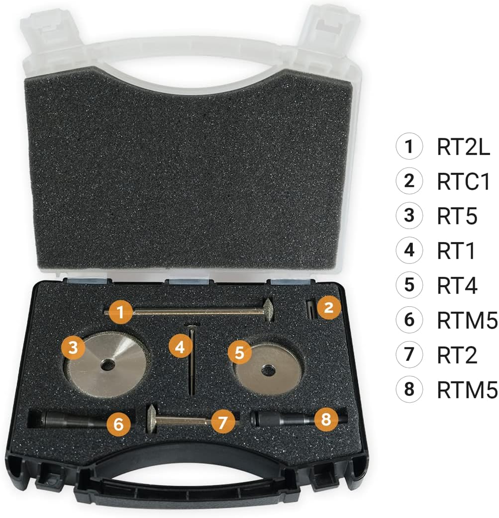 Repair Kits - Faster & Easier to Chase, Restore & Clean Internal or External Threads, All in One Universal Thread Files Set, Inch, Metric, Grooves, Glands, Acme, Buttress Thread