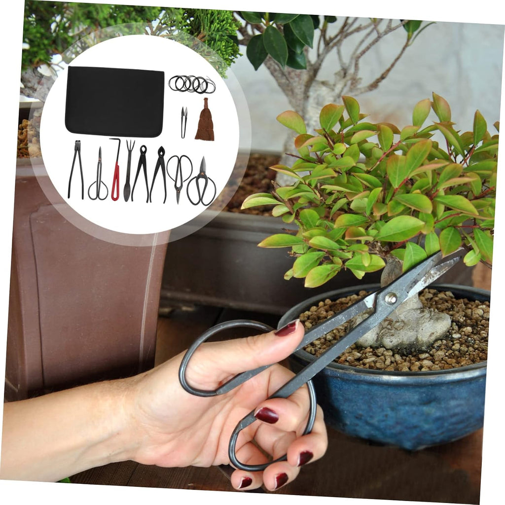 ibasenice Garden Scissors Set Pruning Shears Gardening Trimming Tool Plant Branch Trimmers Storage Bag