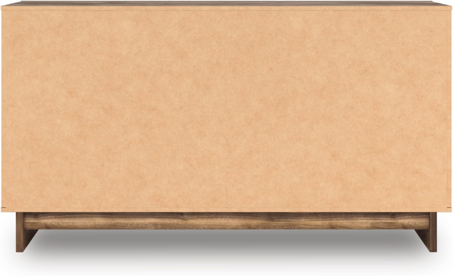 Signature Design by Ashley Darcalli Retro 6 Drawer Dresser with Easy Glide and Safety Stop, Brown
