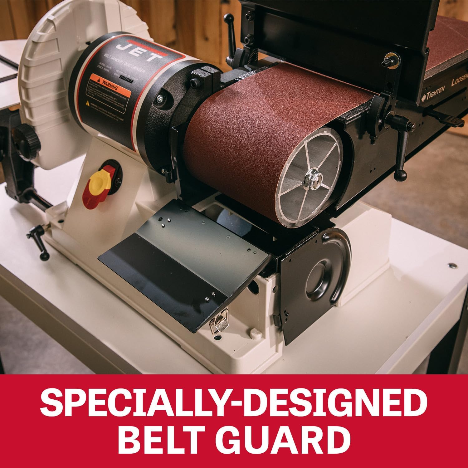 JET 6' x 48' Belt & 9' Disc Sander, Closed Stand, 3/4 HP, 115V 1Ph (JSG-96CS)