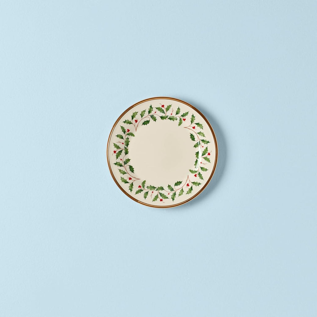 Lenox 146504010 Holiday Salad Plate, Christmas Dinnerware