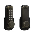 Lockey USA M230AB Mechanical Keyless Deadlocking Latch in Antique Bronze