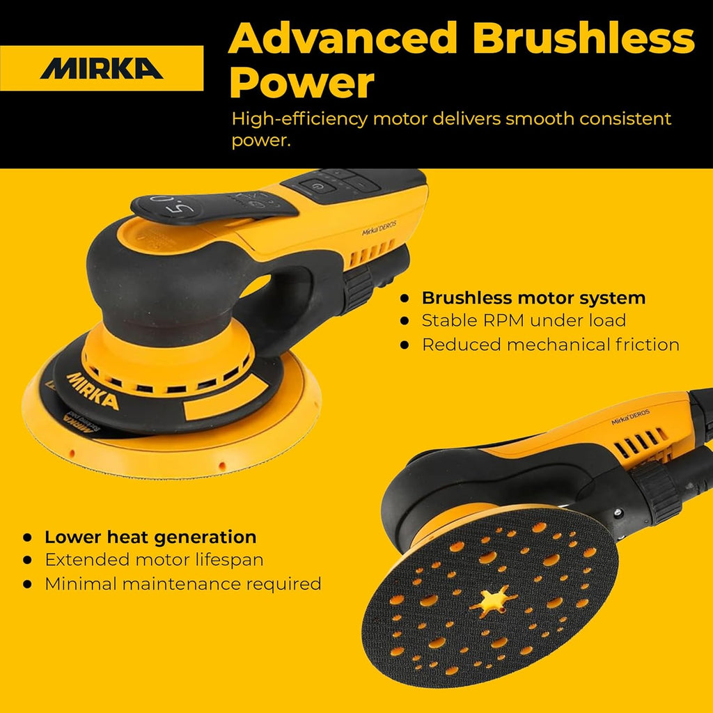 Mirka - sander - DEROS II 650X 6 inch 5.0 mm orbit