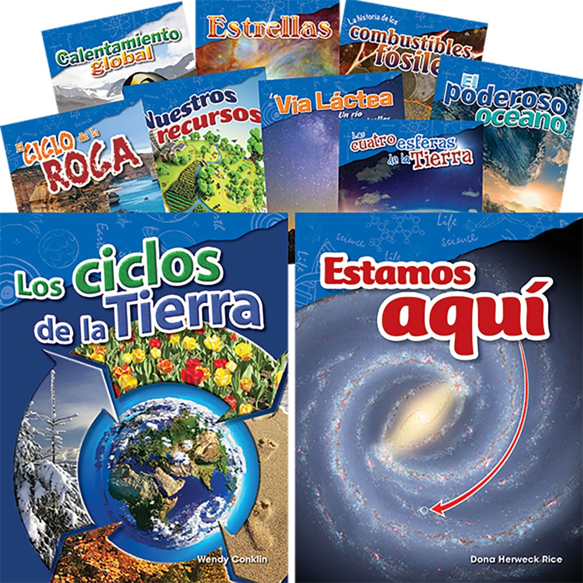 Let's Explore Earth & Space Science Grades 4-5 Spanish, 10-Book Set (Science: Informational Text) (Spanish Edition)